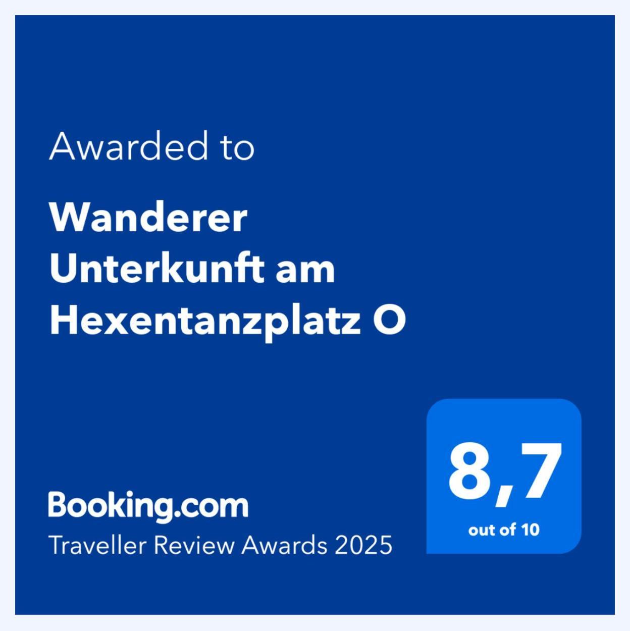 Wanderer Unterkunft Am Hexentanzplatz O Thale Kültér fotó